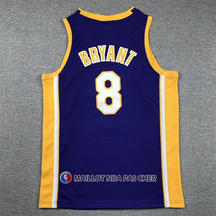 Maillot Enfant Los Angeles Lakers Kobe Bryant NO 8 Mitchell & Ness 1999-00 Volet